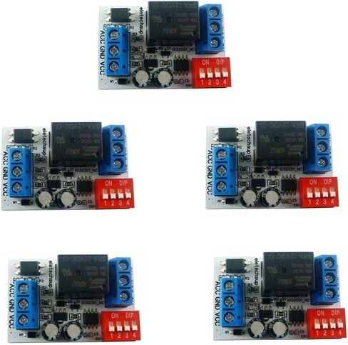 ACC Trigger Delay Power-off Switch Module DC 12V Car Timing Relay for LED Storage Battery New Energy Vehicles Car Tuning (1PCS With Shell) in Saudi Arabia