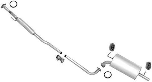 Middle Resonator & Muffler Exhaust System Replacement Parts for Toyota Camry 1997 1998 1999 2000 2001 2.2L 4 Cylinder engine Camry Muffler and Tail Pipe in Kuwait