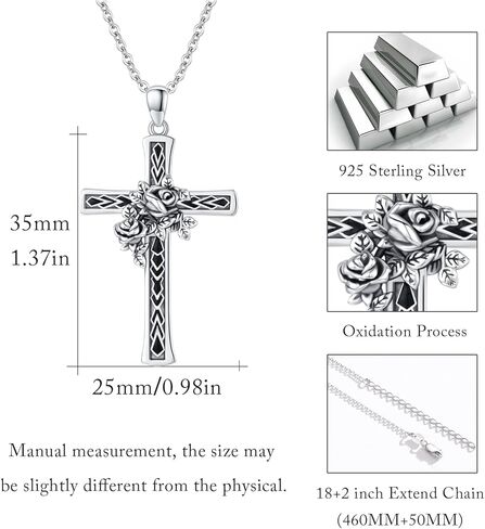 Santa Muerte Necklace for Men Sterling Silver Grim Reaper Necklace Holy Saint Death Santa Muerte Skull Charm Pendant Necklace Skull Jewelry Gift for Men Boys in Kuwait