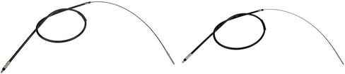 Set of 2 Rear Driver and Passenger Side Parking Brake Cable Rear Brake Cable Kit Fits BMW 323Ci 2000-2000 Fits BMW 323i 2000-2000 Fits BMW 325Ci 2001-2006 Fits BMW 325i 2001-2006 in Saudi Arabia