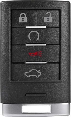 غطاء حافظة مفتاح ذكي مناسب لكاديلاك STS CTS 2008 2009 2010 2011 2012 2013 استبدال مفتاح السيارة عن بعد للدخول بدون مفتاح غطاء خارجي مع شفرة غير مقطوعة (1) in Saudi Arabia
