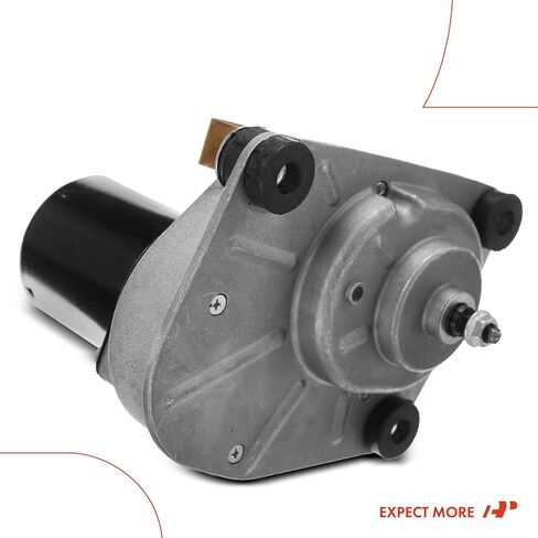 A-Premium Front Windshield Wiper Motor Compatible with Dodge, Chrysler & Plymouth Models - Charger, Town & Country, Challenger, Cordoba, Lebaron, New Yorker, Newport, Diplomat, Magnum & More, 4-Pin in Saudi Arabia
