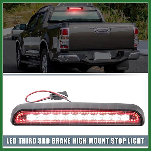 Motoforti LED الثالث 3rd الفرامل ارتفاع جبل وقف ضوء الفرامل الذيل البضائع الخفيفة لفورد F150 1994-1996 الأسود الإسكان المدخن عدسة طويلة الأمد in Saudi Arabia