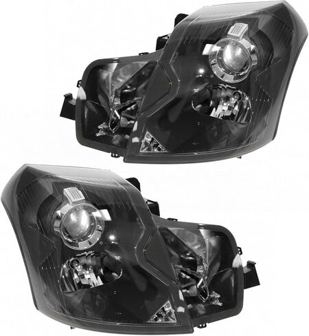 2 Piece Headlight Assembly Set Driver & Passenger Side Compatible with 2006-2009 Pontiac Torrent GM2502284 GM2503284 in Saudi Arabia