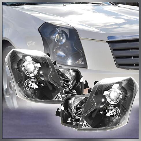 2 Piece Headlight Assembly Set Driver & Passenger Side Compatible with 2006-2009 Pontiac Torrent GM2502284 GM2503284 in Saudi Arabia