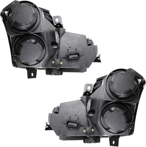 2 Piece Headlight Assembly Set Driver & Passenger Side Compatible with 2006-2009 Pontiac Torrent GM2502284 GM2503284 in Saudi Arabia