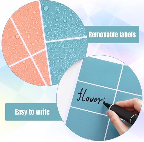 1000 Pcs White Removable Label Stickers 3" x 2" Shipping Moving Coded Labels Large Self-Adhesive Rectangular Stickers for Classroom, Office, Home Organization Storage Bins, Food Container in Saudi Arabia