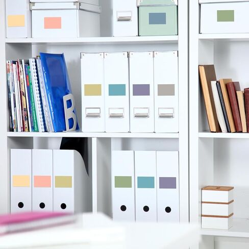 1000 Pcs White Removable Label Stickers 3" x 2" Shipping Moving Coded Labels Large Self-Adhesive Rectangular Stickers for Classroom, Office, Home Organization Storage Bins, Food Container in Saudi Arabia