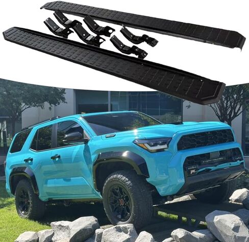 Fits for Toyota 4Runner N500 2025 2026 2PCS Side Steps Running Boards Nerf Bars in Kuwait