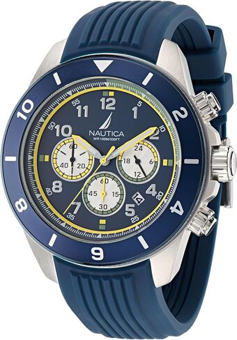 Nautica Men's NAPNOF303 One Recycled Stainless Steel Bracelet Watch in Saudi Arabia