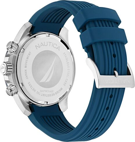 Nautica Men's NAPNOF303 One Recycled Stainless Steel Bracelet Watch in Saudi Arabia