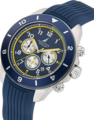 Nautica Men's NAPNOF303 One Recycled Stainless Steel Bracelet Watch in Saudi Arabia