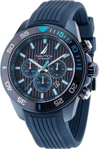 Nautica Men's NAPNOF303 One Recycled Stainless Steel Bracelet Watch in Saudi Arabia