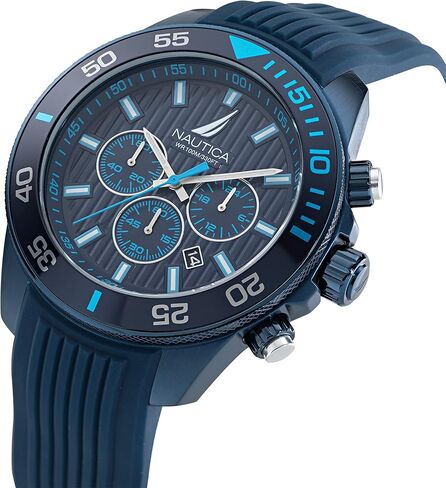Nautica Men's NAPNOF303 One Recycled Stainless Steel Bracelet Watch in Saudi Arabia