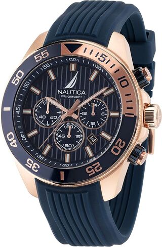 Nautica Men's NAPNOF303 One Recycled Stainless Steel Bracelet Watch in Saudi Arabia