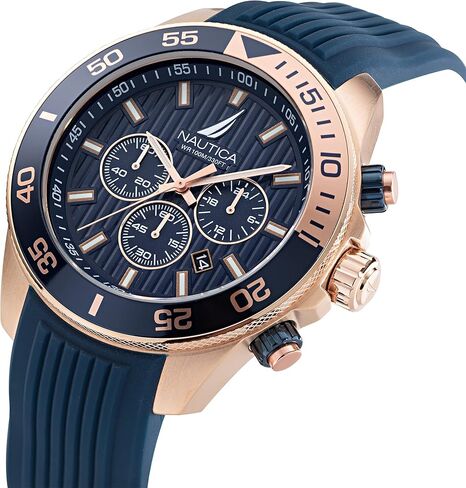 Nautica Men's NAPNOF303 One Recycled Stainless Steel Bracelet Watch in Saudi Arabia