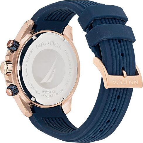Nautica Men's NAPNOF303 One Recycled Stainless Steel Bracelet Watch in Saudi Arabia