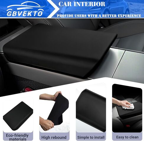 Center Console Armrest Cover for Tesla Model Y 2025 2026 Juniper 2024 2025 Model 3 Refresh Highland 2025 Model YL TPU Protective Mat Scratch-Resistant for Tesla Model Y Juniper Accessories in Saudi Arabia