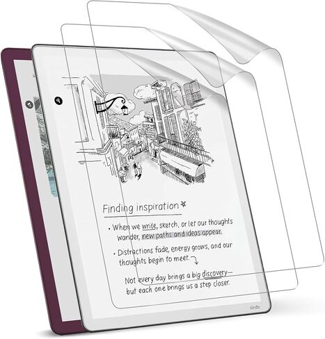 CoBak 4 Pack Anti-Glare Matte Screen Protector for 6.8" Kindle Paperwhite, Kobo Aura H2O Edition 2 - High Clarity, Fingerprint Resistance - PET Film in Saudi Arabia