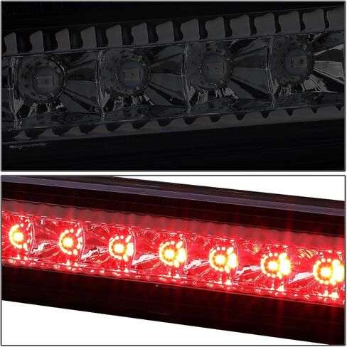 DNA MOTORING 3BL-PAT07-LED-SM عدسة مدخنة LED عالية التركيب ضوء الفرامل الثالث [متوافق مع 07-17 Jeep Patriot] in Saudi Arabia