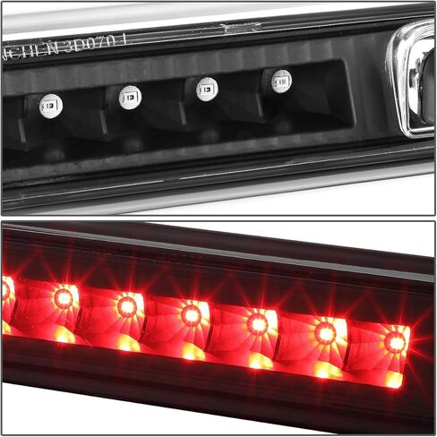 DNA MOTORING 3BL-PAT07-LED-SM عدسة مدخنة LED عالية التركيب ضوء الفرامل الثالث [متوافق مع 07-17 Jeep Patriot] in Saudi Arabia