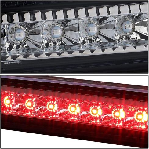 DNA MOTORING 3BL-PAT07-LED-SM عدسة مدخنة LED عالية التركيب ضوء الفرامل الثالث [متوافق مع 07-17 Jeep Patriot] in Saudi Arabia