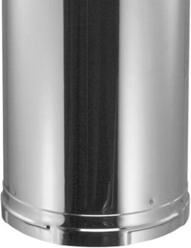 DuraVent 6DP-24SS DuraPlus Stainless Steel Chimney Pipe, 6'' x 24'' in Saudi Arabia