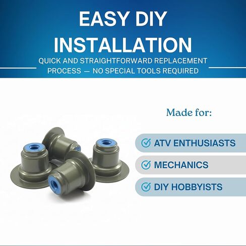 Fits Honda TRX400EX TRX 400 EX FKM Valve Seals for Performance - Set of 4 - NEW in Saudi Arabia