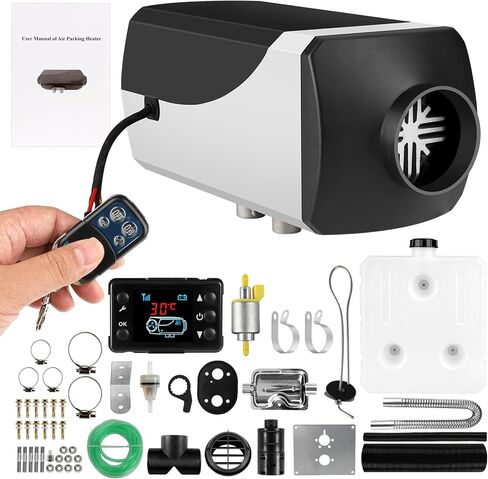 8KW Diesel Heater, 12V/24V Parking Heater with LCD Display, Automatic Start and Stop, for RV Garage Camper Fishing SUV Car Trailer Camper Van Boat in Saudi Arabia