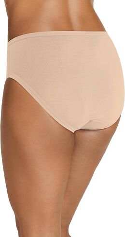 Jockey Women's Underwear Elance Hipster - 3 Pack, Blue Stardust/Boardwalk Stripe/Marina Blue, 6 in Saudi Arabia
