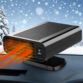 Car Heater, 2 in 1 Heating & Cooling Fast Heating Defrost Defogger with Plug in Cigarette Lighter, 150W Portable Car Heater Defroster Fans, Window Defroster for Car, SUV, Jeeps, Trucks in Saudi Arabia