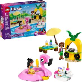 LEGO Friends Unicorn & Flamingo Pool Party Pretend Play Building Toy - Creative Storytelling Playset for Kids for Boys & Girls, Ages 5+ - Birthday Gift Idea for Kids - 42658 in Saudi Arabia