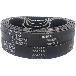 S2M Belt Length 162-260mm Width 6mm Closed-Loop Synchronous Rubber Timing Belts 1Pcs(244mm) in Saudi Arabia