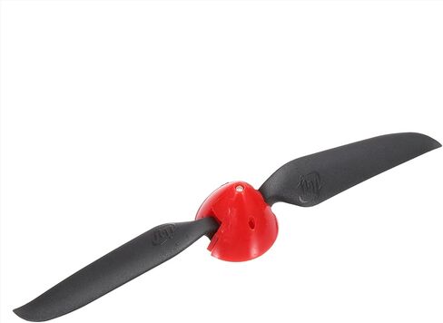 MECCANIXITY 7.5x4 Inch RC Plane Propeller, RC Folding Propellers Spinner Size D33xH28.5mm 3.17mm Motor Shaft Dia 2-Vane with Nylon Plastic Spinner for Airplane Helicopter(Black) in Saudi Arabia