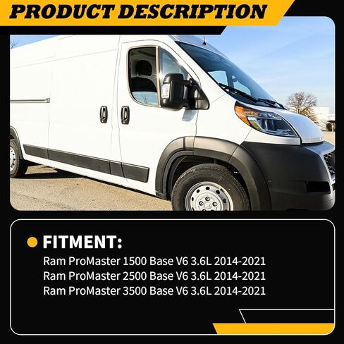 مروحة تبريد الرادياتير متوافقة مع ProMaster 1500/2500/3500 2014-2021 3.6L 68189000AA 68189000AB in Saudi Arabia