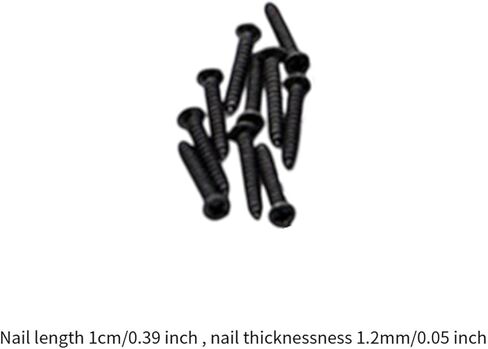 50x HO N Track Fixing Screw HO Scale High Strength Easy to Install,Metal,Train Accessories,for Model Train Parts Accessories, Short in Saudi Arabia