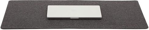 Graf Lantz Mosen Large Merino Wool Felt Desk Pad, Luxury Non-Slip Desk Mat, Blotter for Office and Home, 31W x 19H, Charcoal in Kuwait