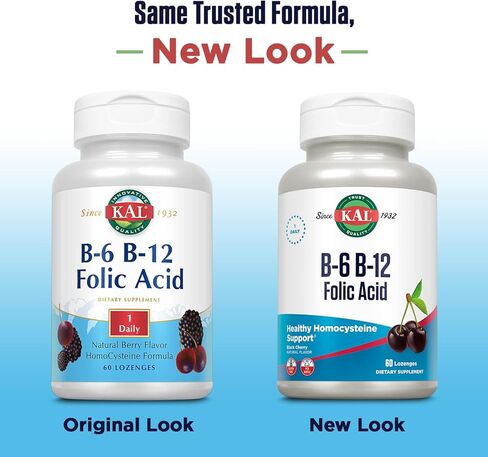 KAL Ultra B12 Methylcobalamin 10,000mcg, High Potency Vitamin B-12 for Healthy Energy, Metabolism, Nerve, Red Blood Cell Support,* Natural Raspberry Flavor, Vegetarian, 30 Micro Tablets, 30 Servings in Kuwait