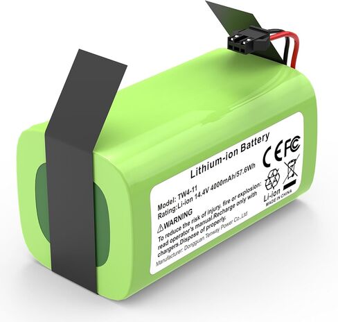 Fancy Buying 14.4V 4000mAh Replacement Battery Compatible with Ecovacs Deebot N79S, 500, N79, DN622 and Eufy RoboVac 11S, 11S MAX, 15C MAX, RoboVac 30, 30C Robot Vacuum Cleaners in Kuwait