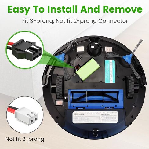 Fancy Buying 14.4V 4000mAh Replacement Battery Compatible with Ecovacs Deebot N79S, 500, N79, DN622 and Eufy RoboVac 11S, 11S MAX, 15C MAX, RoboVac 30, 30C Robot Vacuum Cleaners in Kuwait
