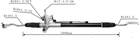 Power Steering Gear Rack for Honda Accord, CL7 RHD 53601-SDA-Q04 53601SDAQ04 in Saudi Arabia