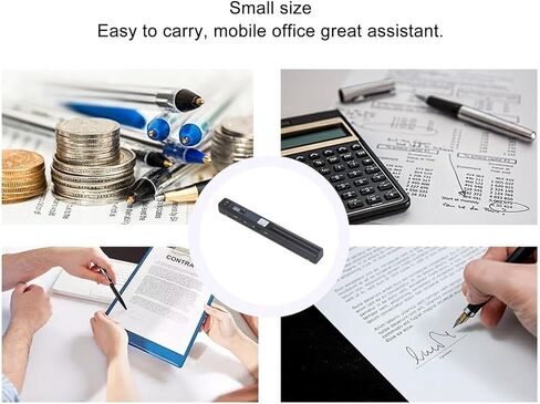 Portable Scanner, 8.27 Inch HD 900DPI Document Scanner for A4 Documents Photo Receipt, Color Mobile Handheld Scanner Wand for Home Travel Office (Silver) in Saudi Arabia