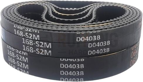 S2M Belt Length 162-260mm Width 6mm Closed-Loop Synchronous Rubber Timing Belts 1Pcs(244mm) in Saudi Arabia
