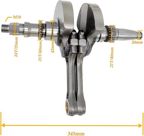Crankshaft Assembly For CF800 U8 X8 Z8 0800-041000-0001 0800-041000-0002 0800-041000-2001 ATV UTV(MARK A) in Saudi Arabia