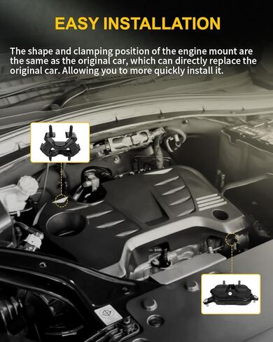 OCPTY 6PCS Engine Motor Mount and Transmission Mount and Torque Strut Mount Set Compatible for Chevrolet Impala 2006-2011, for Monte Carlo 2006-2007 3.5L # A2818 A2796 A5263 A5263 A5372 A5372 in Saudi Arabia