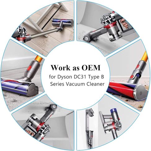 TURPOW 6000mAh Replacement for Dyson DC35 Battery Type A 22.2V, Compatible with DC31 DC34 DC44 DC45 Animal 917083-01 Handheld Vacuum Cleaner (NOT FIT Type B DC31 DC34 DC35 DC44 MK2) in Kuwait