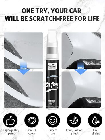 كريستال أبيض لؤلؤي ثلاثي الطبقات (K1X) لقلم طلاء Subaru Touch Up، مزيل خدوش السيارة 2 في 1 مع طرف قلم وفرشاة، تطابق دقيق للألوان لإصلاح خدوش طلاء السيارة، إصلاح الرقائق والشقوق بسرعة وسهولة in Kuwait