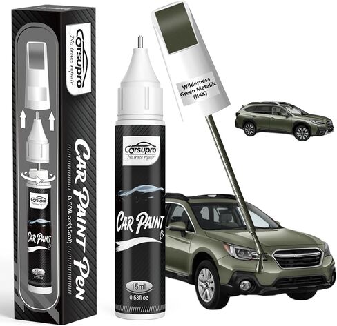كريستال أبيض لؤلؤي ثلاثي الطبقات (K1X) لقلم طلاء Subaru Touch Up، مزيل خدوش السيارة 2 في 1 مع طرف قلم وفرشاة، تطابق دقيق للألوان لإصلاح خدوش طلاء السيارة، إصلاح الرقائق والشقوق بسرعة وسهولة in Kuwait