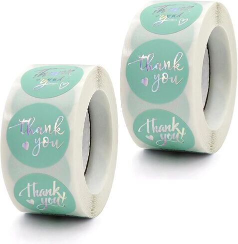 1000Pcs Black and Gold Thank You Stickers 1 Inch,Black Gold Round Envelope Sticker Seals Self-Adhesive Labels for Wedding Favors and Napkins,Envelopes,Gift Bags,Packaging Orders,Small Business in Saudi Arabia