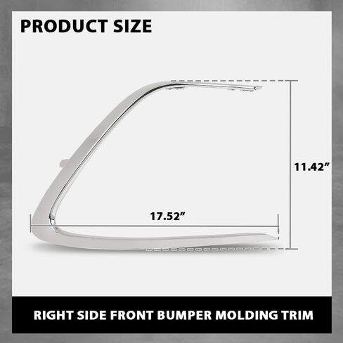 G-PLUS Front Right Bumper Grille Grill Strip Trim, Compatible with Toyota Camry LE XLE 2021-2023, Passenger Side, 5271206120 in Saudi Arabia